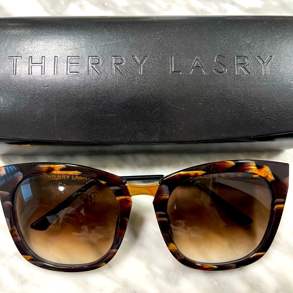 Thierry Lasry Sunglasses in Tortoise Shell/ Gold